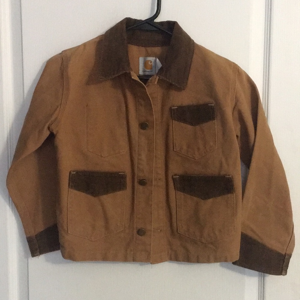 Carhartt heavyweight jacket boys sz 10
